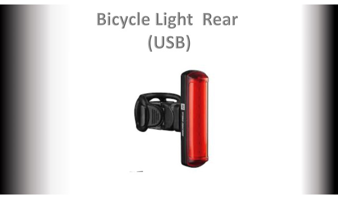 BICYCLE Light  Rear Red USB