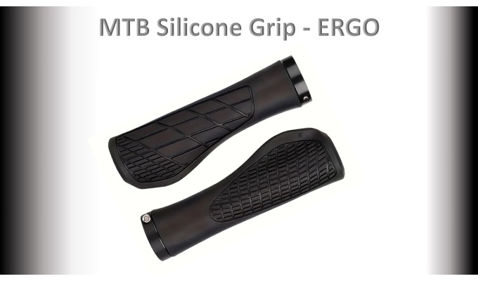 MTB Silicon Grip ERGO - Black