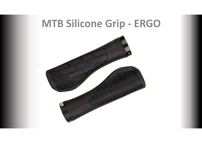MTB Silicon Grip ERGO - Black
