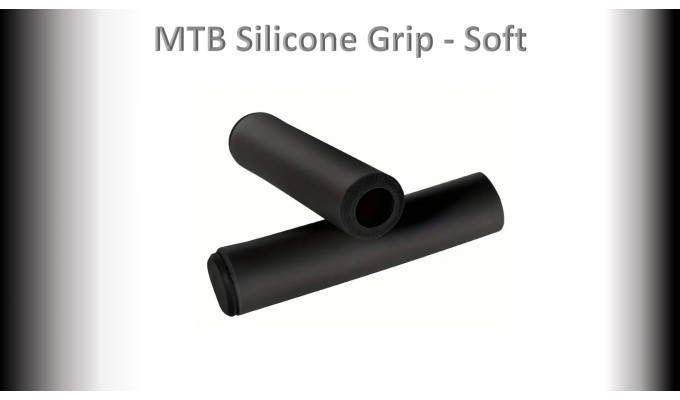 MTB Soft Silicon Grip - Black