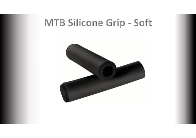 MTB Soft Silicon Grip - Black