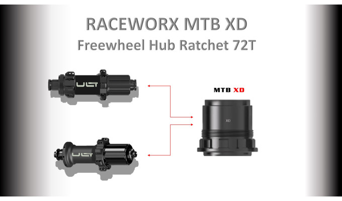 Hub Replacement XD Freewheel 72T Ratchet