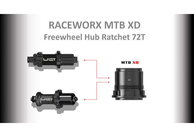 Hub Replacement XD Freewheel 72T Ratchet