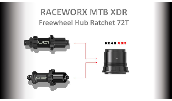 Hub Replacement XDR Freewheel 72T Ratchet